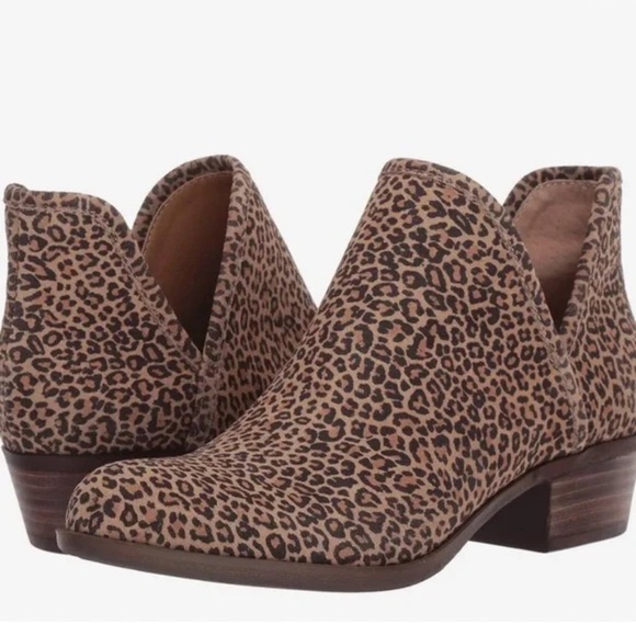 Lucky Brand Shoes - Lucky Brand Women’s Size 7 Bashina2 Eyelash Ankle Boot - Cheetah Print booties
